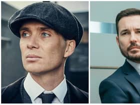 Martin Compston, right, lost out on the role of Tommy Shelby in Peaky Blinders to Cillian Murphy, left.