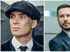 Martin Compston, right, lost out on the role of Tommy Shelby in Peaky Blinders to Cillian Murphy, left.