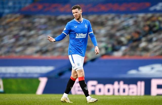 Jack Simpson made his Rangers debut with a substitute appearance in the 4-1 Premiership win over Dundee United at Ibrox on Sunday. (Photo by Rob Casey / SNS Group)