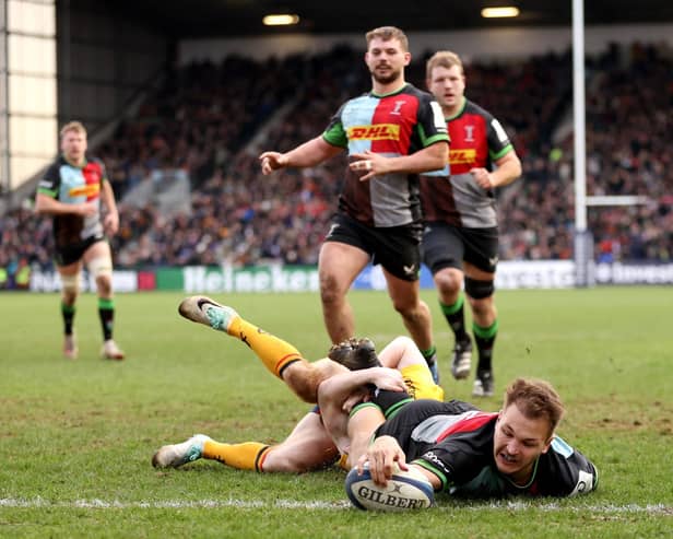 Glasgow Warriors face Harlequins in the last 16 of the Champions Cup.