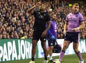 Mark Telea scored two tries for New Zealand against Scotland.