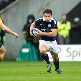 John Hardie in action for Scotland against Australia during the 2016 autumn internationals. Picture: Bill Murray/SNS