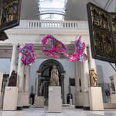Artist Christine Borland designed the Edinburgh Seven Tapestry, which will be going on display at the new Edinburgh Futures Institute this summer after being temporarily exhibited at the V&A in London (Picture: David Parry)