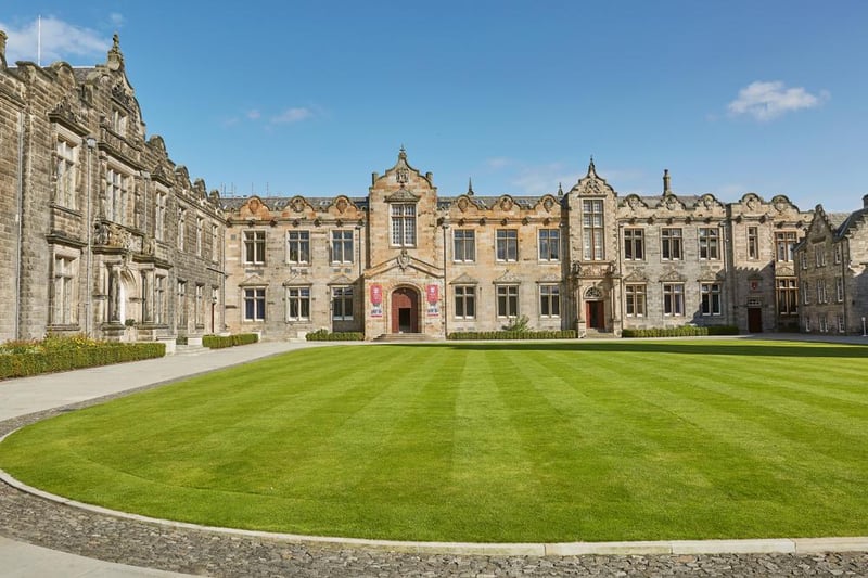 The University of St Andrews claimed the top spot in the Good University Guide 2022