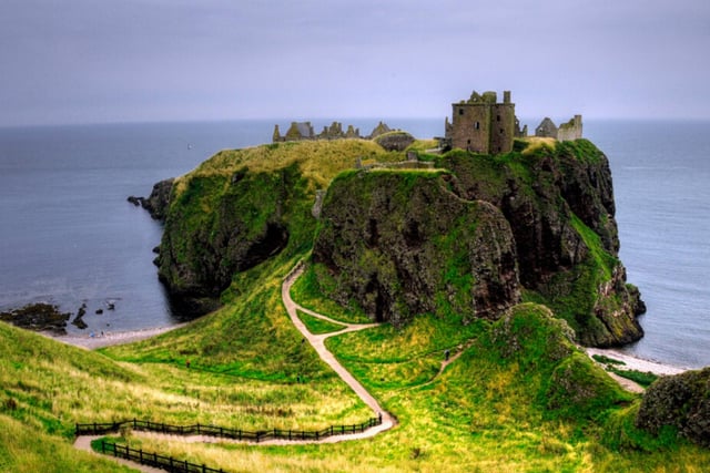 Once home to the Honours of Scotland – the nation’s crown jewels – the ruined medieval fortress of Dunnottar Castle is an iconic backdrop and one of Scotland’s most breathtaking historical sites. The jagged cliffs of the North Sea hoist up the ruins, where you’ll find a dungeon, restored dining room, watering hole and stables. The castle is now in the care of the Pearson family and is open to tourists during the spring and summer seasons. From a months-long 17th century siege by Oliver Cromwell’s army to the savage wind and spray of the North Sea, Dunnottar’s dishevelled remains have withstood quite a battering.