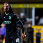 Hibs' Jair Tavares came on as a second-half substitute against Dundee United on Tuesday night.