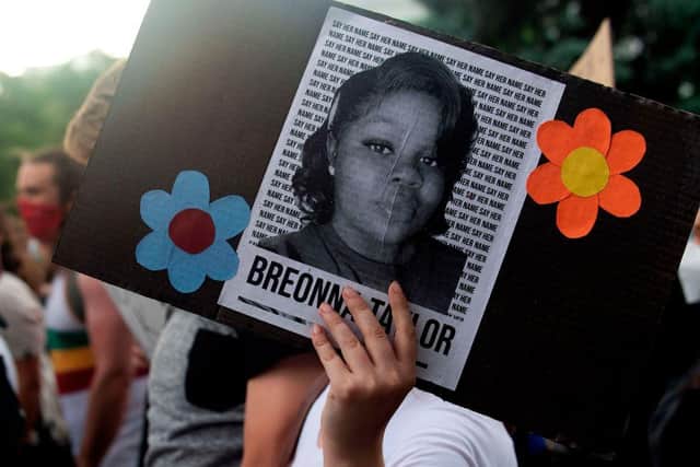 Breonna Taylor was shot dead by police officers in her own home (Getty Images)