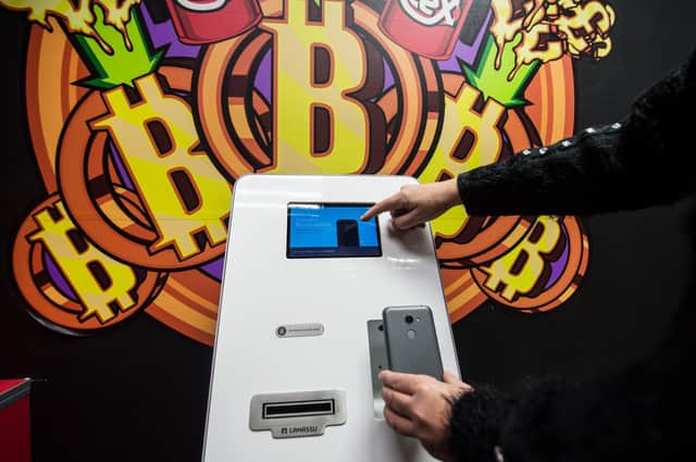 Coming to a high street near you? A Bitcoin ATM machine (Picture: John Devlin)