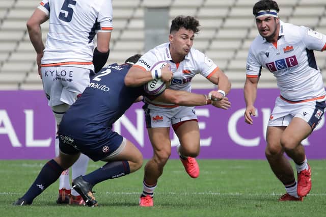 Tryscorer Damien Hoyland on the attack in Bordeaux on Saturday. Picture: Thibaud Moritz/AFP/Getty Images