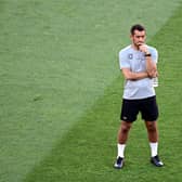 Rangers manager Giovanni van Bronckhorst's preparations for the new season suffered a blow after the pre-season friendly against Sunderland in Portugal was postponed at half-time due to floodlight failure.(Photo by JAVIER SORIANO/AFP via Getty Images)