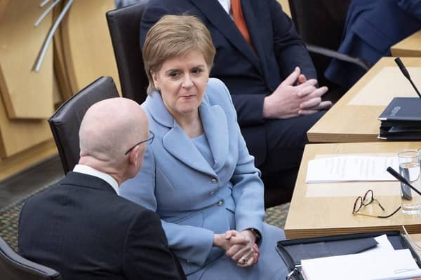 First Minister Nicola Sturgeon answered questions from MSPs during First Minister's Questions