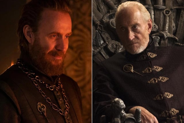 Otto Hightower (Rhys Ifans) shares some similarities with both Tywin Lannister and Littlefinger from Thrones. Like Tywin, he is a clever and ambitious Hand of the King. He is also a schemer, like Littlefinger, but perhaps not as cunning - and with a slightly stronger moral compass.