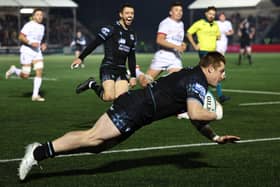 Johnny Matthews was once again in excellent try-scoring form for Glasgow Warriors.