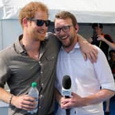 Prince Harry (left) talking to JJ Chalmers during the Invictus Games 2016