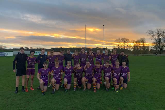 The Marr College Under-18 squad.