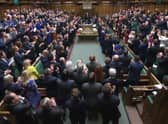 The Ukrainian ambassador to the UK was given a standing ovation and cheered loudly by MPs after Speaker Sir Lindsay Hoyle confirmed he was in the chamber for Prime Minister's Questions.