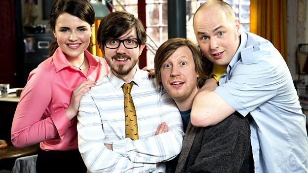 Created and starring members of sketch group and Edinburgh Festival Fringe favourites Pappy's, Badults ran for two seasons in 2013 and 2014. The Glasgow studio filming location for the sitcom wasn't the only Scottish connection - it also featured Edinburgh comedian and actor Jack Docherty.
