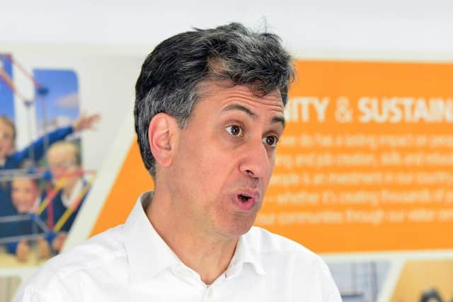 Labour's Energy Secretary Ed Miliband. Picture by FRANK REID