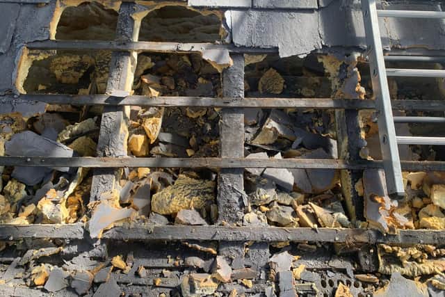 Spray foam insulation failure