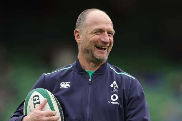 Mike Catt, the Ireland attack coach, has responded to the prospect of collusion during Scotland v Ireland on Saturday.