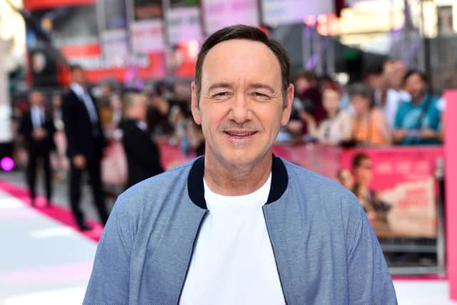 Kevin Spacey who has been charged with four counts of sexual assault against three men