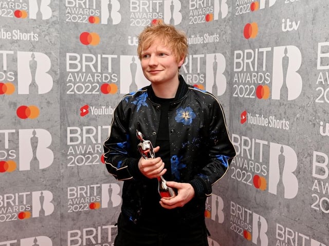 Ed Sheeran is the only artist to have two songs in the top 10. The second is Shivers, also taken from fifth album '=' and first released in Semptember 2021.