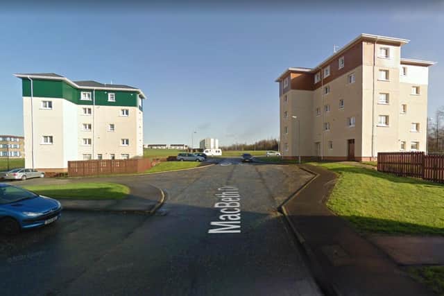 MacBeth Drive in Kilmarnock where the 10-year-old girl was assaulted picture: Google Images