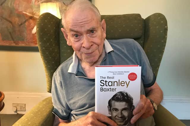 Stanley Baxter pictured recently at his home in London. Picture: David Holt