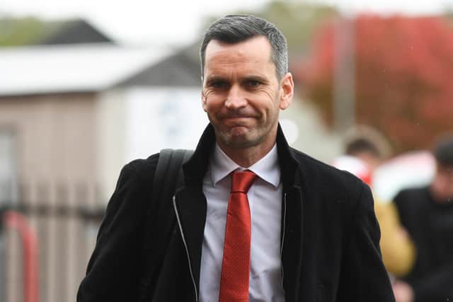 Aberdeen manager Stephen Glass.