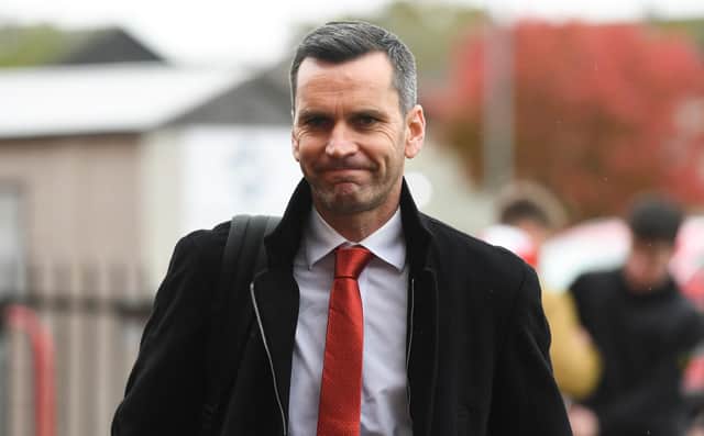 Aberdeen manager Stephen Glass.