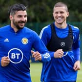 Callum Paterson, left, hopes to lead the line for Scotland.