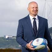 SOUTH QUEENSFERRY, SCOTLAND - AUGUST 16: Scotland Head Coach Gregor Townsend during the Scotland World Cup Squad Announcement at Queensferry Scotts, on August 16, 2023, in South Queensferry, Scotland. (Photo by Ross MacDonald / SNS Group)