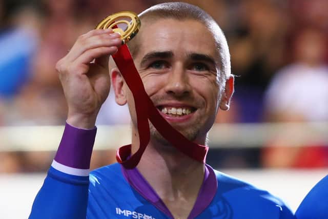 Para-cycling star Neil Fachie is widely expected to add to his four Commonwealth golds at Birmingham 2022.  (Photo by Mark Kolbe/Getty Images)