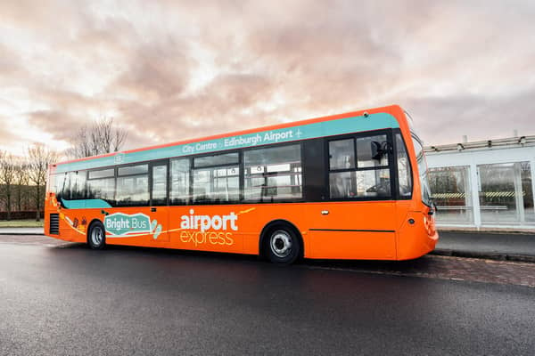 Bright Bus promises faster journeys between Edinburgh Airport and the city centre and cheaper fares than established operator Lothian. (Photo by Bright Bus)