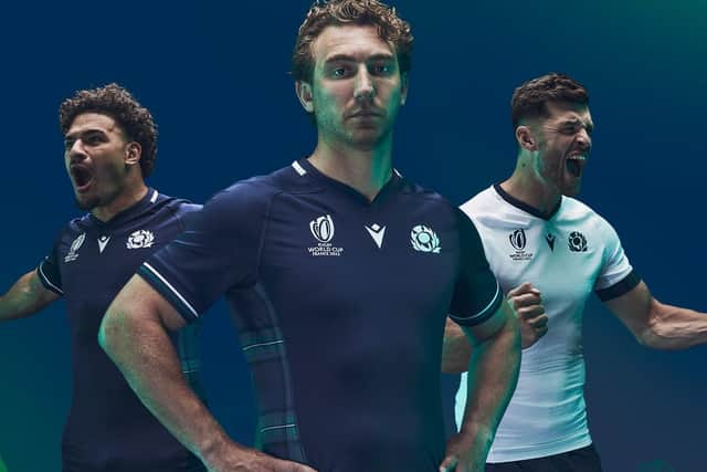 The SRU have unveiled the kit for the 2023 Rugby World Cup
