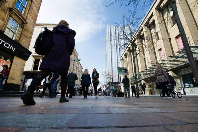 Sauchiehall Street in Glasgow.