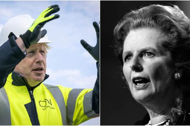 Boris Johnson praised Margaret Thatcher's closing of coal mines