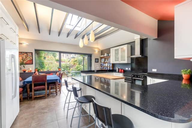 Inside a Drumsheugh Gardens property.
