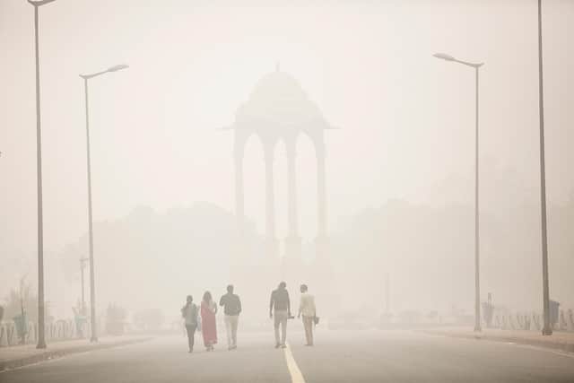 Heavy dust and smog clouds the air in Delhi, India, which has long struggled with air pollution (Picture: Allison Joyce/Getty Images)
