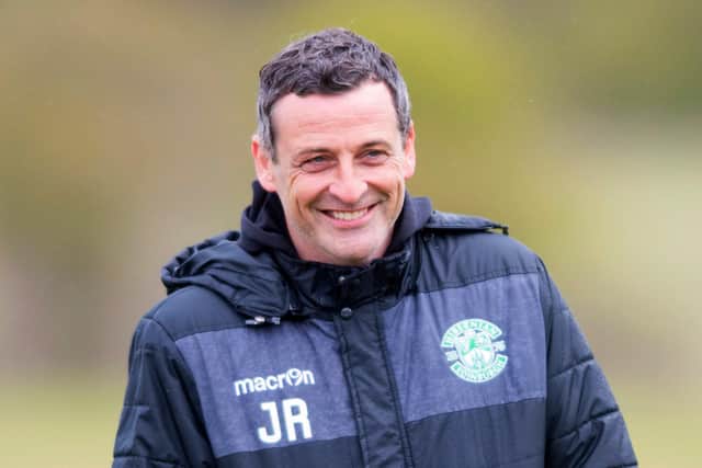 Hibs manager Jack Ross is hoping the Scottish Cup will provide his side with an extended run in European competition. Photo by Mark Scates / SNS Group