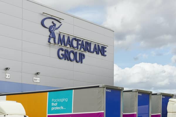 Headquartered in Glasgow, Macfarlane Group employs more than 1,000 people at 37 sites, principally in the UK, as well as in Ireland, Germany and the Netherlands. It supplies more than 20,000 customers, chiefly in the UK and Europe.