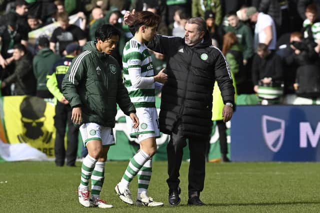 Postecoglou praised Yuki Kobayashi after his second-half appearance for Celtic.