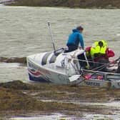 The boats was towed to Ardglass, County Down after getting into difficulties during before running into trouble again off the Mull of Kintyre