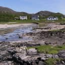 Portuairk in Ardnamurchan, an area where 50 per cent of the properties are second homes in parts.