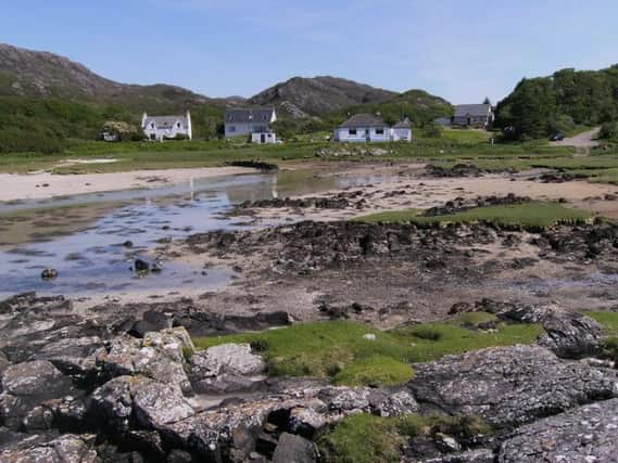 Portuairk in Ardnamurchan, an area where 50 per cent of the properties are second homes in parts.