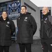 Fraser Brown, far left, is part of the Glasgow Warriors women's coaching set up alongside Chris Laidlaw, Lindsey Smith and Stuart Lewis.
