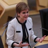 Nicola Sturgeon has denied the allegations made by David Davis MP.
