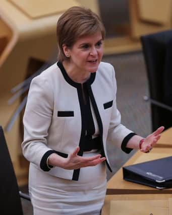 Nicola Sturgeon has denied the allegations made by David Davis MP.