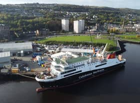 Years late and massively over budget, two ferries being built for CalMac are still not ready (Picture: John Devlin)