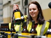 SNP leadership candidate Kate Forbes visits the Cairngorm Brewery in Aviemore (Picture: Jane Barlow/PA Wire)